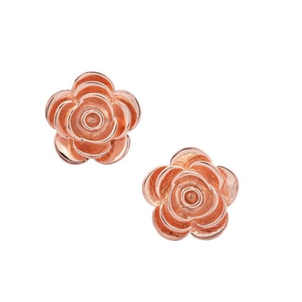 Sterling Silver with Rose gold overlay Midas earrings